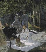 Claude Monet Le deeuner sur lherbe oil